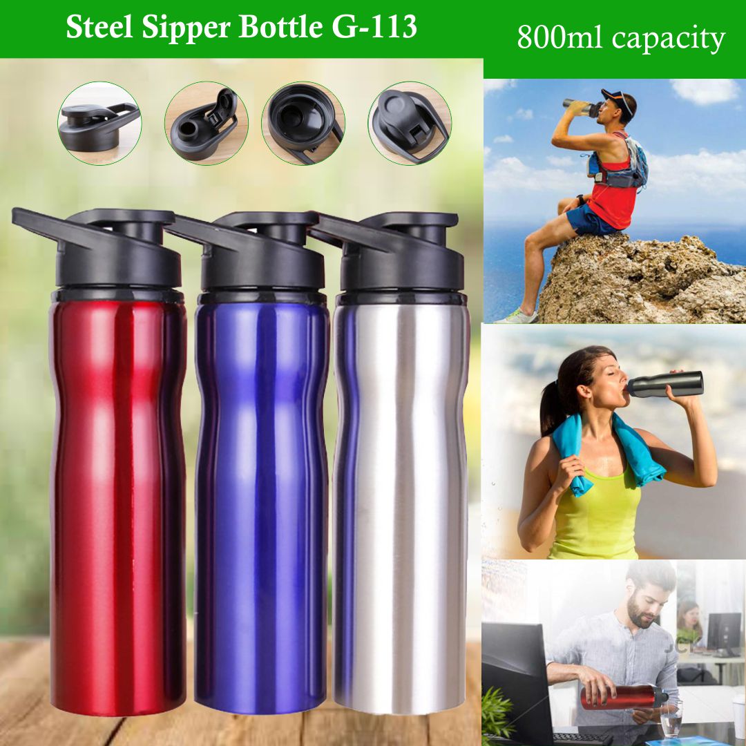 Steel Sipper Water Bottle 113